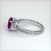 3.68 Ct. Sapphire Ring, 14K White Gold 4