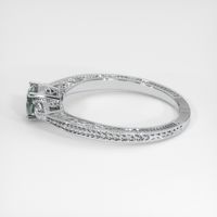 0.68 Ct. Sapphire Ring, 14K White Gold 4