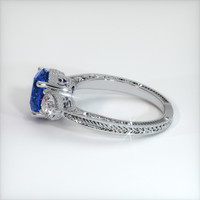 4.07 Ct. Sapphire Ring, 18K White Gold 4