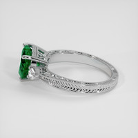 1.83 Ct. Emerald Ring, 18K White Gold 4
