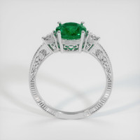 1.23 Ct. Emerald Ring, 18K White Gold 3