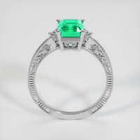 1.46 Ct. Emerald Ring, 18K White Gold 3