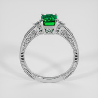 0.98 Ct. Emerald Ring, 18K White Gold 3