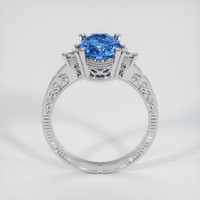 2.04 Ct. Sapphire Ring, 18K White Gold 3