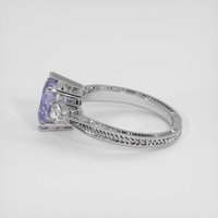 1.76 Ct. Purple Sapphire Ring, 18K White Gold 4