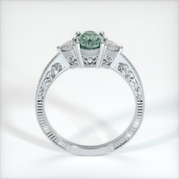 0.80 Ct. Sapphire Ring, 18K White Gold 3