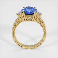 3.06 Ct. Blue Sapphire Ring, 10K Yellow Gold 3