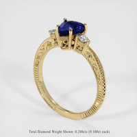 1.78 Ct. Sapphire Ring, 14K Yellow Gold 2