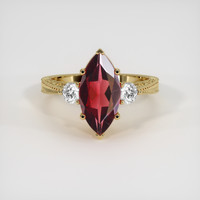 2.69 Ct. Gemstone Ring, 14K Yellow Gold 1
