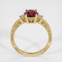 1.19 Ct. Pink Sapphire Ring, 14K Yellow Gold 3