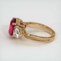 4.22 Ct. Ruby Ring, 14K Yellow Gold 4