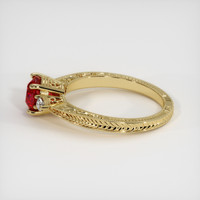 1.56 Ct. Ruby Ring, 14K Yellow Gold 4