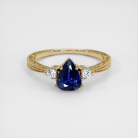 1.78 Ct. Sapphire Ring, 18K Yellow Gold 1