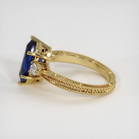 3.03 Ct. Sapphire Ring, 18K Yellow Gold 4