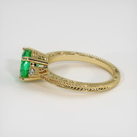 1.67 Ct. Emerald Ring, 18K Yellow Gold 4