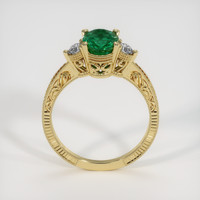 1.26 Ct. Emerald Ring, 18K Yellow Gold 3