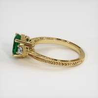 1.26 Ct. Emerald Ring, 18K Yellow Gold 4