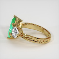 1.90 Ct. Emerald Ring, 18K Yellow Gold 4