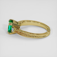 1.67 Ct. Emerald Ring, 18K Yellow Gold 4