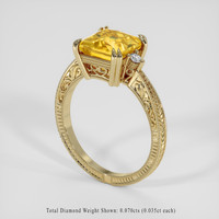 2.81 Ct. Gemstone Ring, 18K Yellow Gold 2