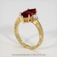 2.69 Ct. Gemstone Ring, 18K Yellow Gold 2