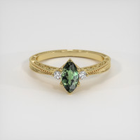 0.75 Ct. Gemstone Ring, 18K Yellow Gold 1