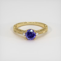 1.43 Ct. Color Change Sapphire Ring, 18K Yellow Gold 1