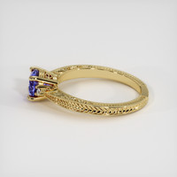 1.43 Ct. Color Change Sapphire Ring, 18K Yellow Gold 4