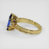 1.96 Ct. Blue Sapphire Ring, 18K Yellow Gold 4