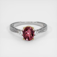 1.19 Ct. Sapphire Ring, 18K Yellow & White 1