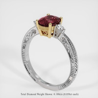 1.19 Ct. Sapphire Ring, 18K Yellow & White 2