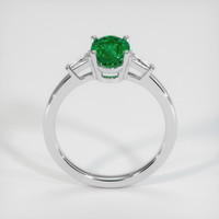 1.21 Ct. Emerald Ring, Platinum 950 3