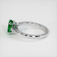 1.21 Ct. Emerald Ring, Platinum 950 4