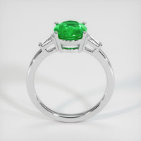 1.32 Ct. Emerald Ring, Platinum 950 3