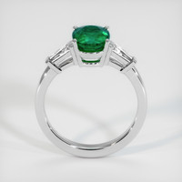 1.61 Ct. Emerald Ring, Platinum 950 3