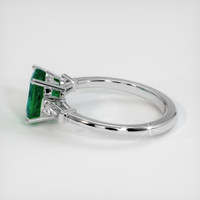 1.61 Ct. Emerald Ring, Platinum 950 4