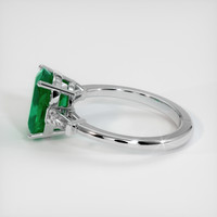 2.47 Ct. Emerald Ring, Platinum 950 4