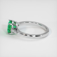 1.31 Ct. Emerald Ring, Platinum 950 4