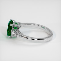 2.04 Ct. Emerald Ring, Platinum 950 4