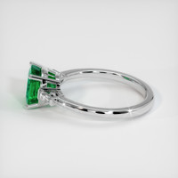 1.57 Ct. Emerald Ring, Platinum 950 4