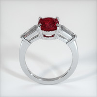 2.03 Ct. Ruby Ring, 10K White Gold 3
