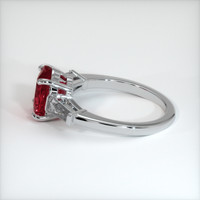 2.03 Ct. Ruby Ring, 10K White Gold 4