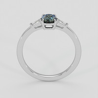 1.05 Ct. Bi Color / Parti Sapphire Ring, 10K White Gold 3