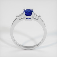1.05 Ct. Sapphire Ring, 14K White Gold 3