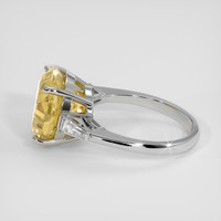 8.00 Ct. Yellow Citrine Ring, 14K White Gold 4