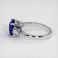 3.11 Ct. Sapphire Ring, 14K White Gold 4