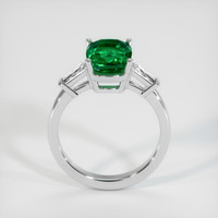 2.71 Ct. Emerald Ring, 18K White Gold 3