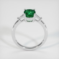 1.38 Ct. Emerald Ring, 18K White Gold 3