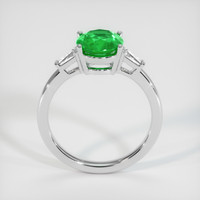 1.32 Ct. Emerald Ring, 18K White Gold 3