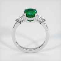 1.61 Ct. Emerald Ring, 18K White Gold 3